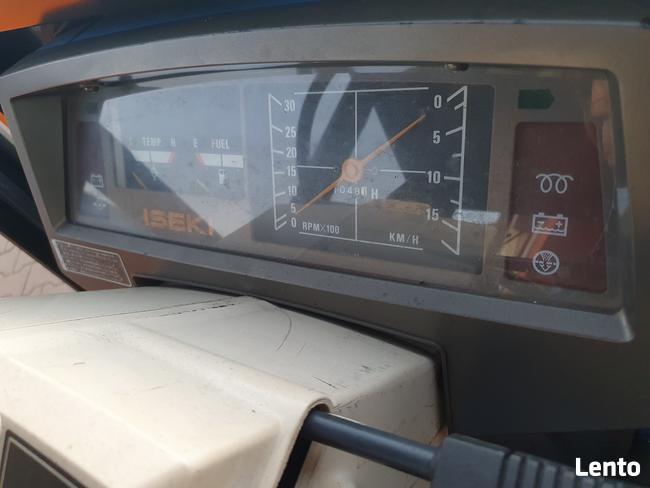 Mini Traktorek wolnobieżny 14KM ISEKI TU140F kabina TUZ pług