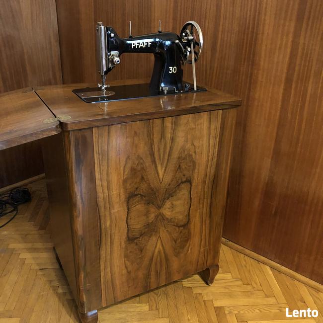 Maszyna do szycia PFAFF 30 orzech antyk drewniana unikat