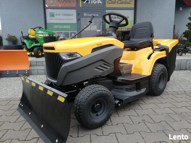 Promocja Traktorek kosiarka Stiga Estate 384+pług śnieżny