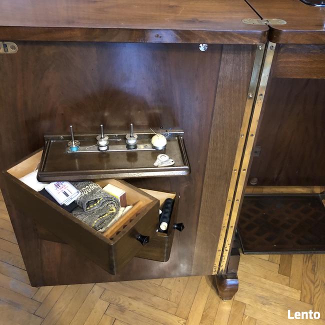 Maszyna do szycia PFAFF 30 orzech antyk drewniana unikat