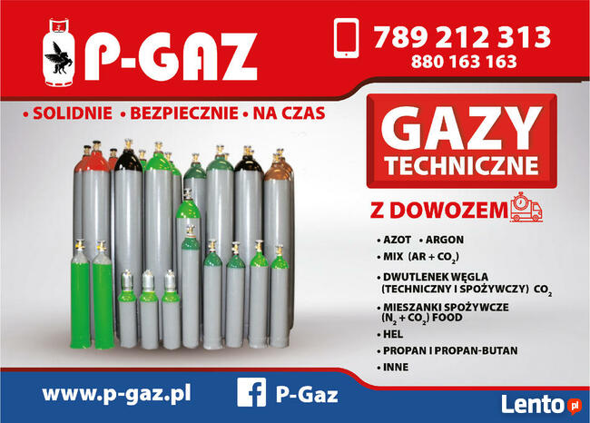 Gazy Techniczne, Dostawa gratis, Butla gazowa