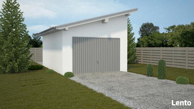 Projekt garażu na zgłoszeniu ZG4