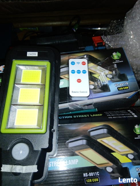 Lampa zewnętrzna LED solar czujniki ruchu zmierzchu