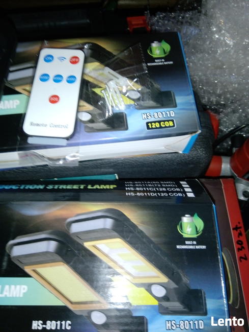 Lampa zewnętrzna LED solar czujniki ruchu zmierzchu