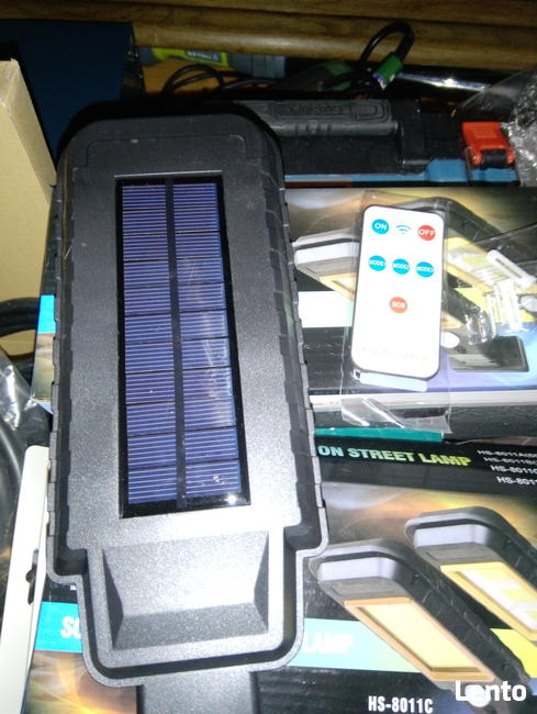 Lampa zewnętrzna LED solar czujniki ruchu zmierzchu