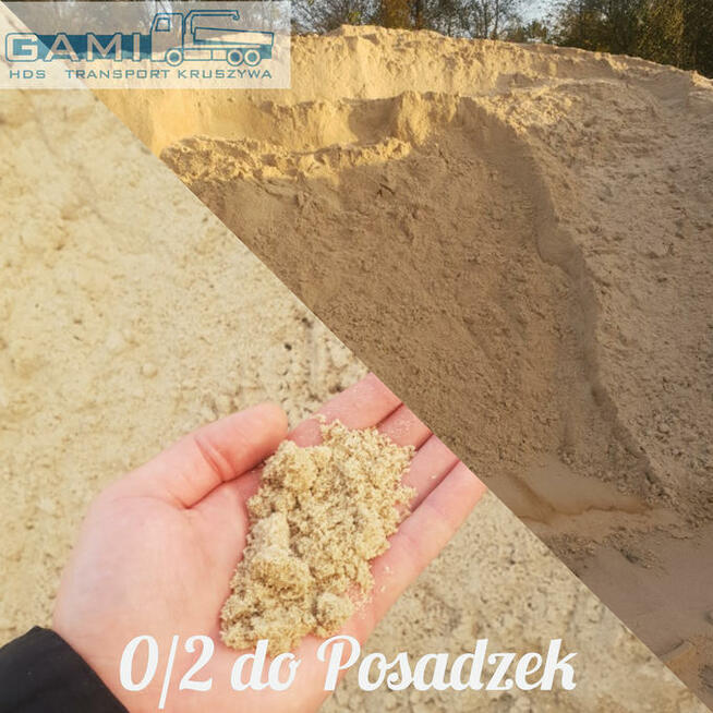 Piach na zasyp fundamentów, piasek do murownia, podsyp pod