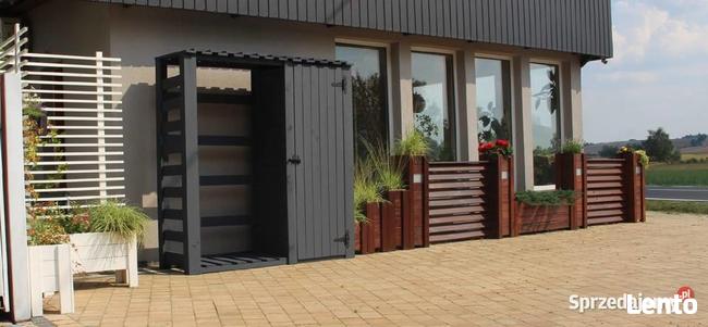 Drewutnia z domkiem narzędziowym