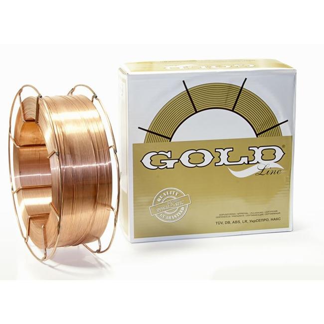 Drut spawalniczy GOLD G3Si1 fi 1,0 mm 15kg