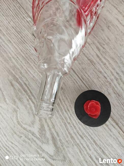 Szklana butelka rybka