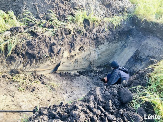 Udrożniania drenów melioracyjnych