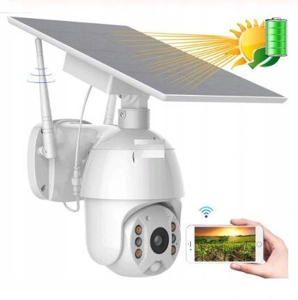 Kamera SOLARNA 100% bezprzewodowa 4G GSM LTE OBROTOWA 2Mpx