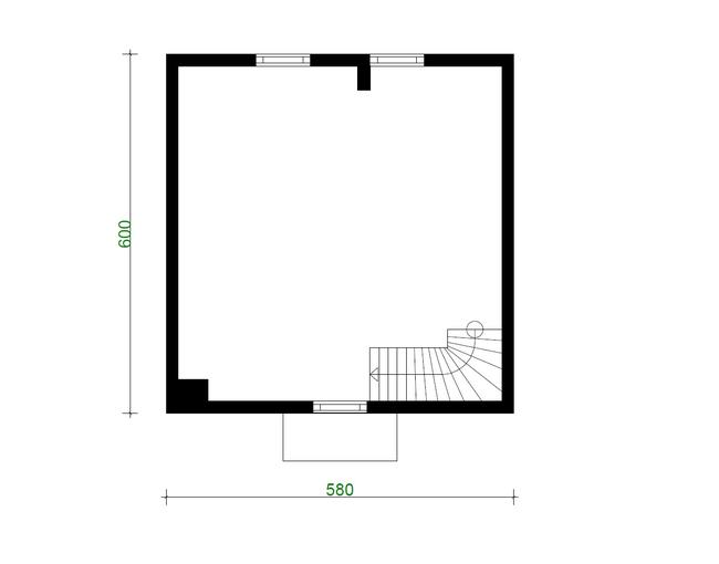 Projekt domu ZG111d - na zgłoszenie bez pozwolenia