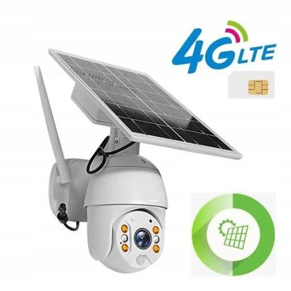 Kamera SOLARNA 100% bezprzewodowa 4G GSM LTE OBROTOWA 2Mpx