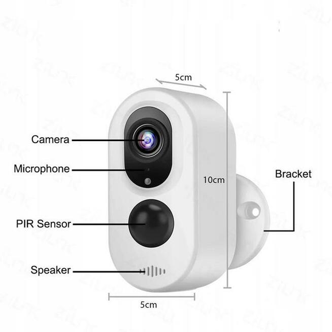 Kamera bezprzewodowa WIFI baterie 3Mpx ZEWNĘTRZNA