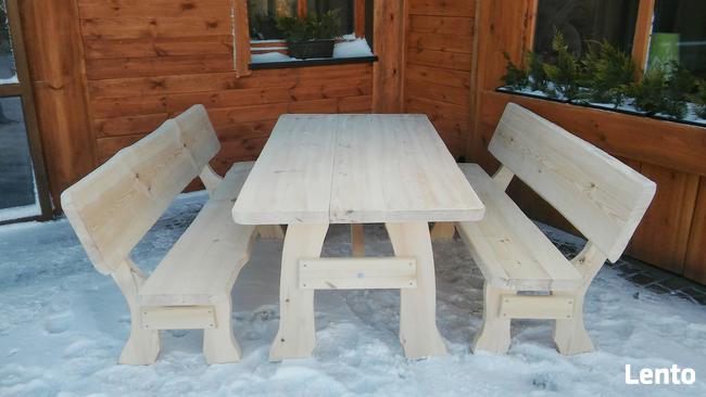 Meble ogrodowe barowe drewniane z drewna.transport 180 zł