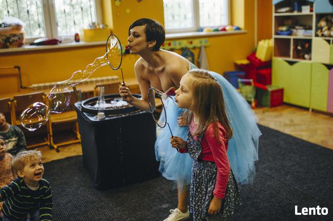 Pokaz baniek dla dzieci na urodziny komunie Bubbles & ART