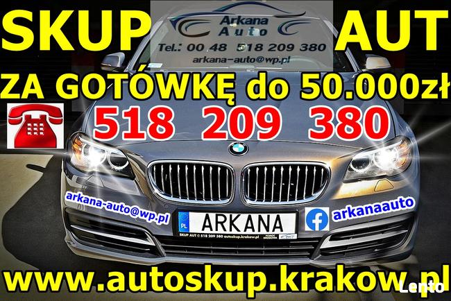 SKUP AUT Kraków - Małopolska ! PŁACIMY NAJWIĘCEJ ! AUTO SKUP