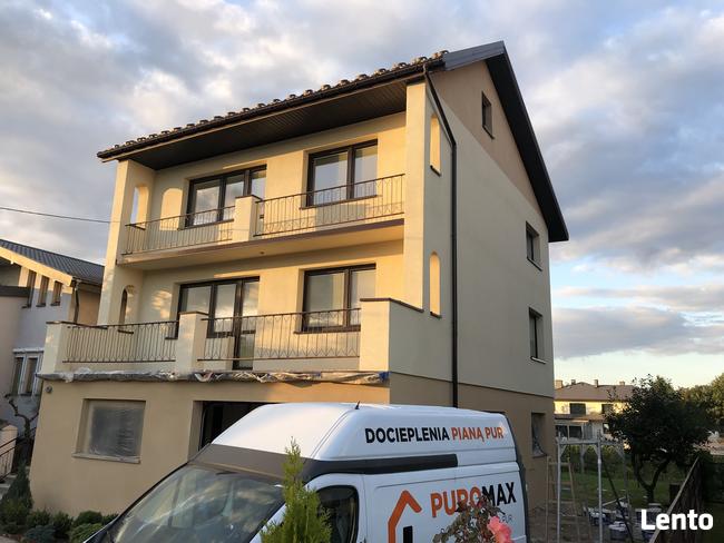 Elewacje, docieplenia pianą PUR
