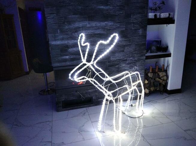 Renifer LED świąteczny