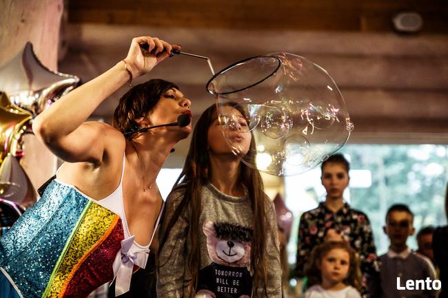 Pokaz baniek dla dzieci na urodziny komunie Bubbles & ART