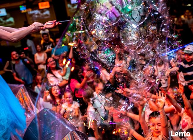 Pokaz baniek dla dzieci na urodziny komunie Bubbles & ART