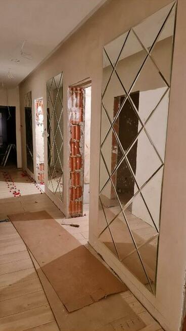 Lustro Płytki Fazowane na Wymiar! Glamour! Faza 12mm