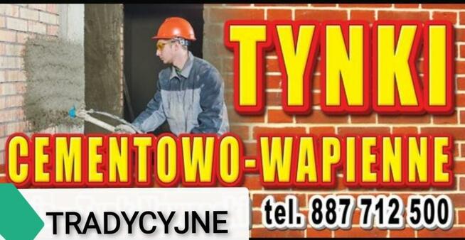 Tynki maszynowe cementowo wapienne tel 887712500