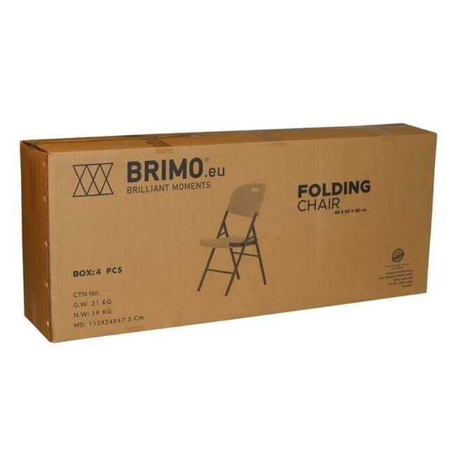 Krzesło składane platikowe