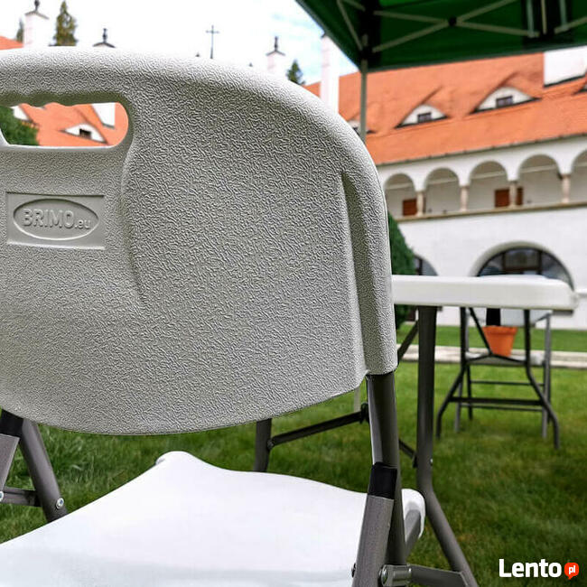 Krzesło składane platikowe