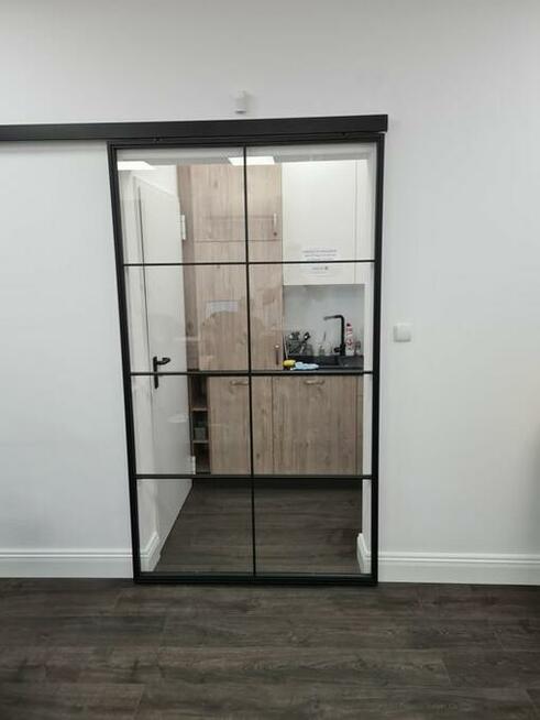 Drzwi lotf, przeszklenia, drzwi szklane, ścianki industrial