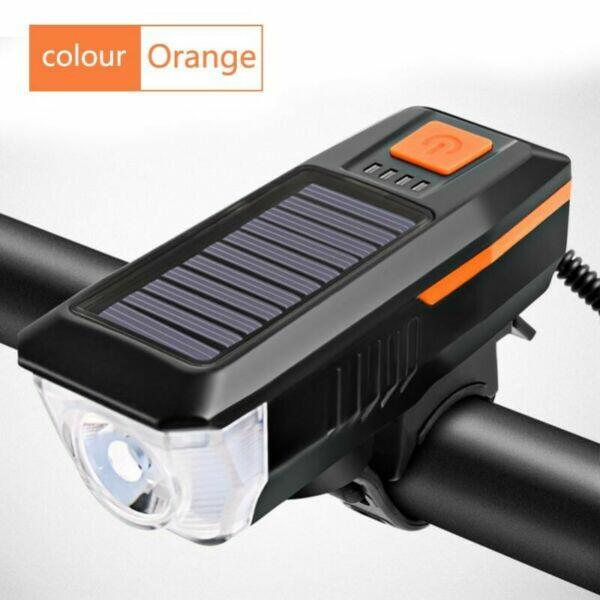 Hit Światło Rowerowe Przednie z Możliwością Ładowania Słońce