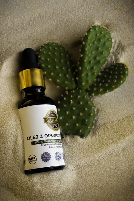 Ekskluzywny Olej z Opuncji do włosów i ciała BIO