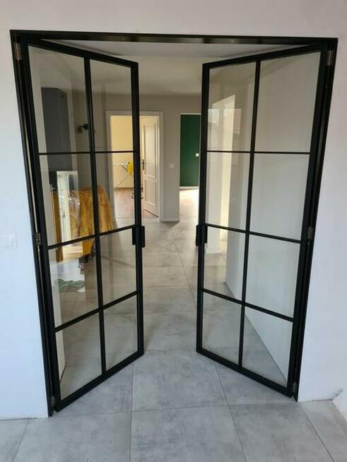Drzwi loft, przeszklenia, drzwi szklane, ścianki itp