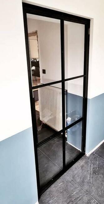 Drzwi loft, przeszklenia, drzwi szklane, ścianki itp