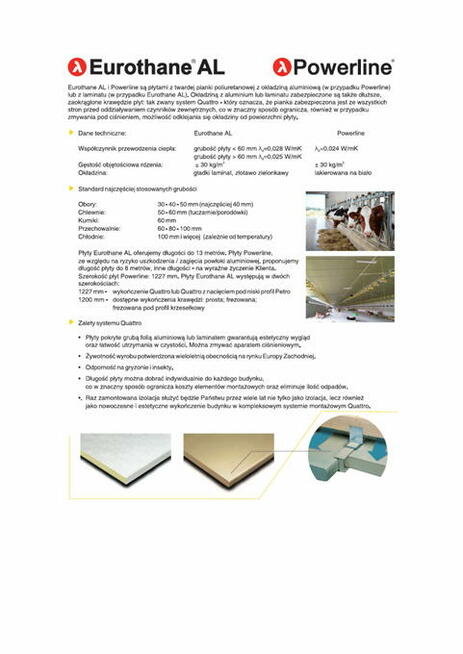 PŁYTA DOCIEPLENIOWA AGRO! 50MM KURNIKI, OBORY, CHLEWNIE