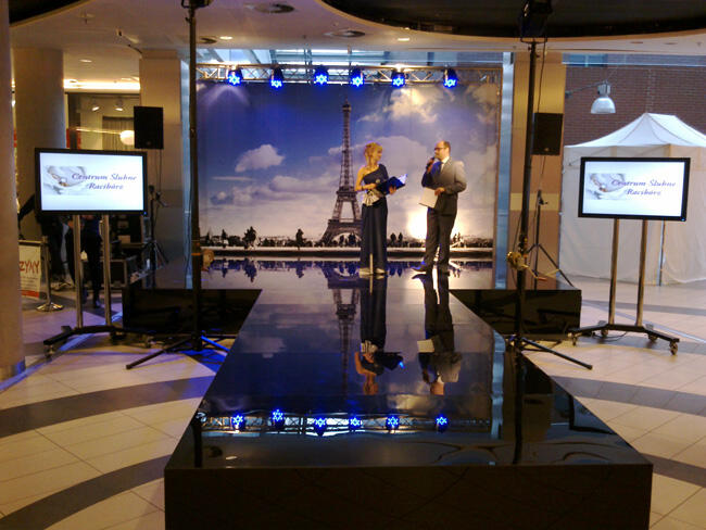 Scena z płyty HIPS, estrada, podesty estradowe - WYNAJEM