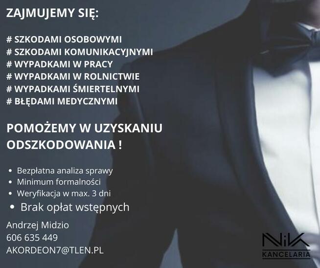 -PRACA-PRACA- Agent ds. Odszkodowań