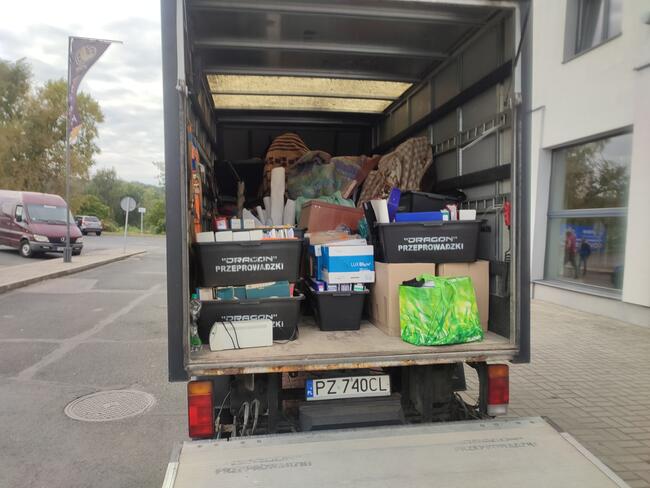 DRAGON TANIA Bagazowka, PRZEPROWADZKI, Taxi Bagażowe z winda