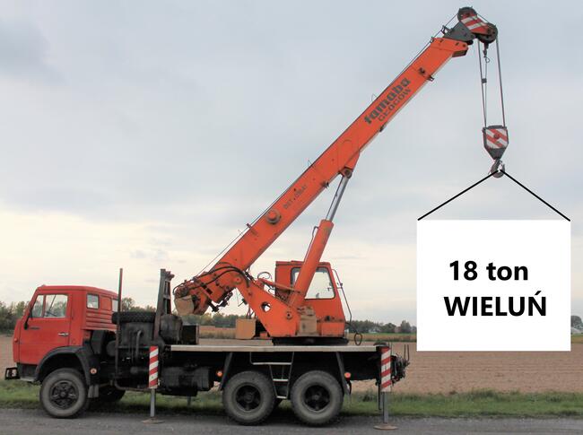DŹWIG WIELUŃ USŁUGI DŹWIGOWE WIELUŃ WYNAJEM DŹWIGU