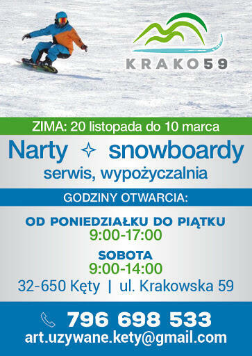 SERWIS ostrzenie , smarowanie nart, snowboardów, KRAKO59