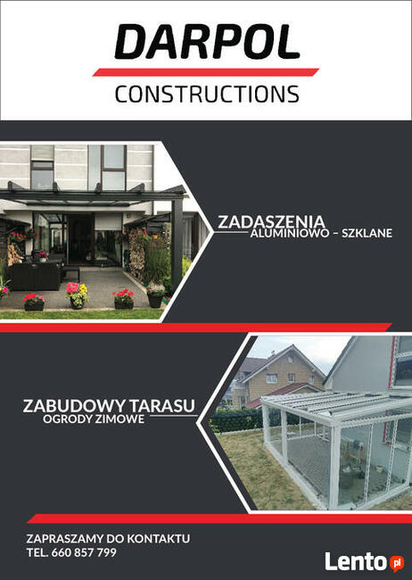 Zadaszenie tarasu / Zabudowa tarasu