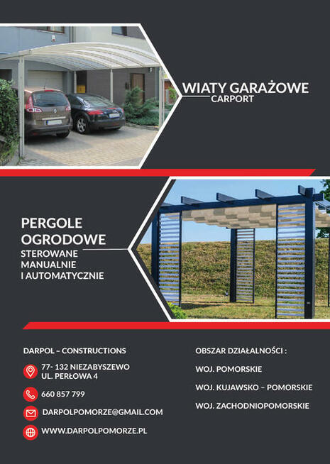 Wiata garażowa - carport