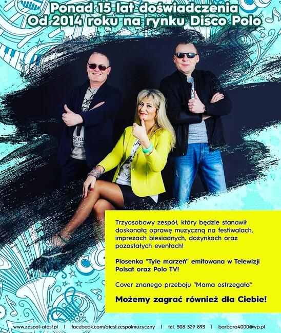 Atest zespół na Wesele