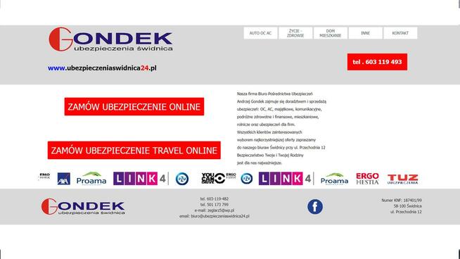 Projektowanie Stron Internetowych od 1100 zł