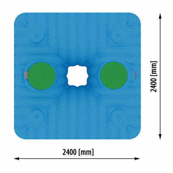 Zbiornik na wodę deszczową Bolt 5000l z filtrem