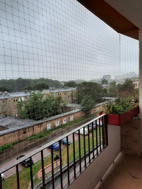 Siatka na balkon okno taras, na gołębie, dla kota