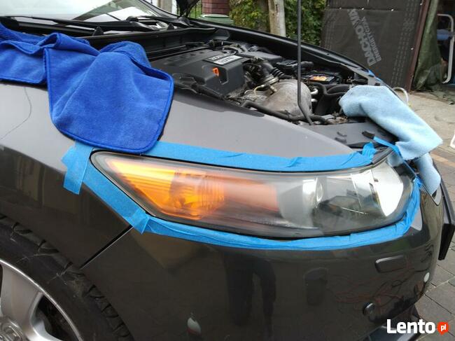 Mycie polerowanie samochodów lamp