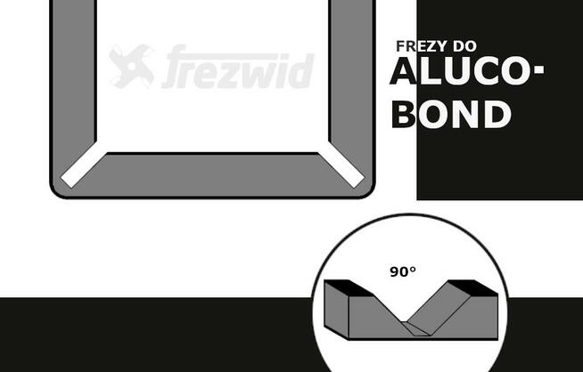 Frezy do Alucobondu, Dibondu aluminium - FREZWID
