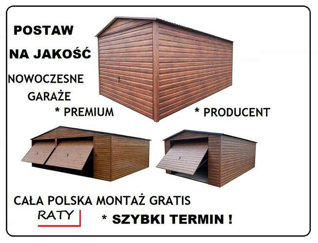 Garaż 3x5 1 gat PROMOCJA Cała Polska MEGA SZYBKI TERMIN raty