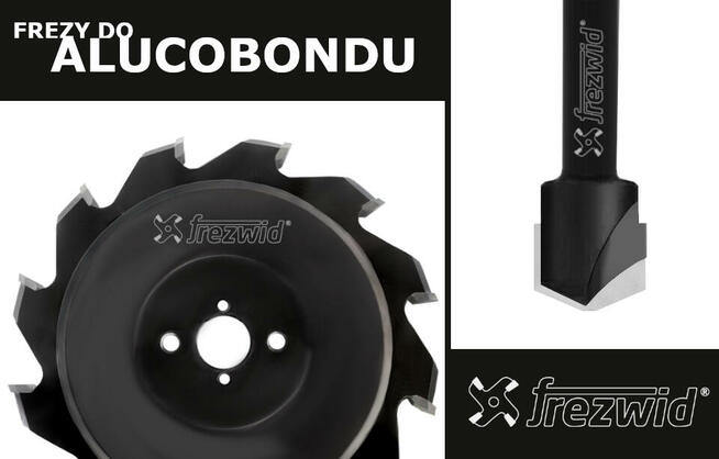 Frezy do Alucobondu, Dibondu aluminium - FREZWID
